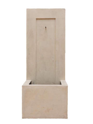 Fantana decorativa de gradina, din piatra si rasina, Minimalist