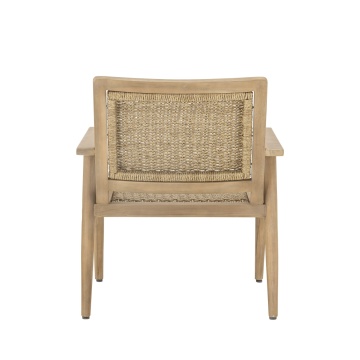 Fotoliu de grădină din lemn de acacia FSC® și polirattan, L66×H75,5×W67 cm, „Sorrento" - Img 6