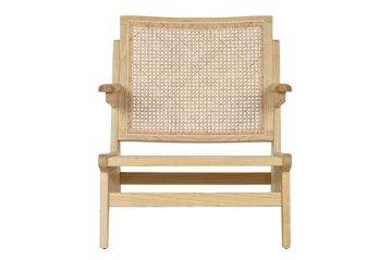 Fotoliu din lemn si rattan, "Surinami" - Img 2