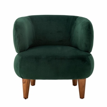 Fotoliu verde din catifea, „Ruperta” — Creative Collection