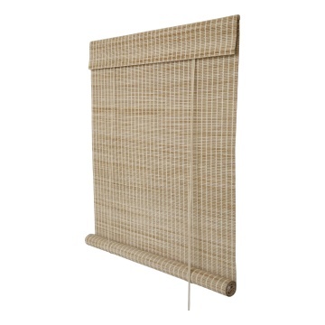 Jaluzea din bambus tip rulou, L90×H210 cm, natural, „Bamboo"