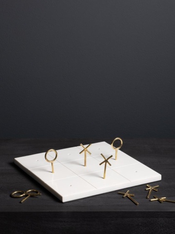 Joc X si 0, din metal si rasina, Tic Tac Toe - Img 3