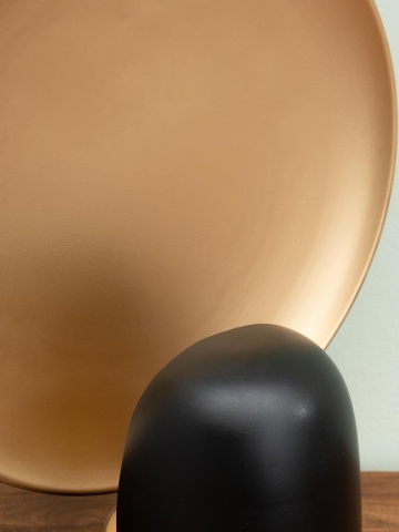 Lampa de masa, aurie, din metal, Goldie - Img 7