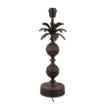 Lampă de masă din aluminiu, auriu, finisaj antichizat, 52 x 16 cm, „Aubusson”