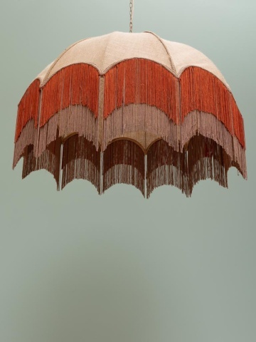 Lustră din metal și iută, ø91 cm, "Marigold" - Img 5