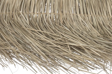 Lustră suspendată din fibre naturale cu franjuri, 75x45x95 cm, „Sorrento" - Img 5
