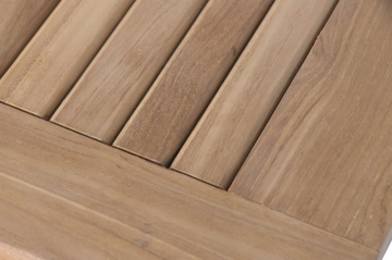 Masă dining pentru exterior extensibilă din lemn de tec 180–240 cm finisaj natural, „Malindi” - Img 12