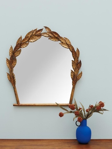 Oglinda de perete, cu frunze decorative, Cesar - Img 3