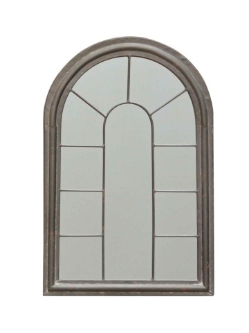 Oglinda de perete, din metal, stil arcada, Window
