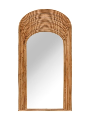 Oglinda de perete, din rattan, Barbade