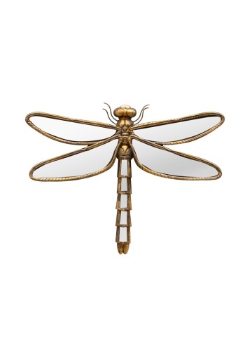 Oglinda decorativa, de perete, din rasina, Dragonfly