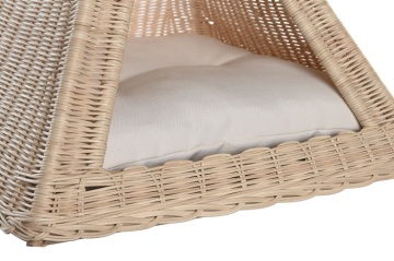 Patut pentru animale natur , tip piramida impletit din rattan - Img 4