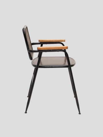 Scaun dining multicolor din metal Jerrie - Img 4