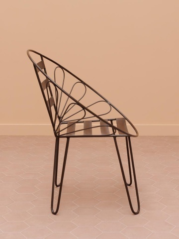 Scaun lounge din metal , "Folia" - Img 4