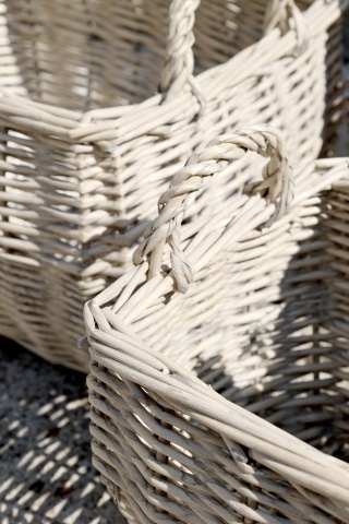 Set 2 coșuri din răchită cu manere, "French Basket" - Img 4