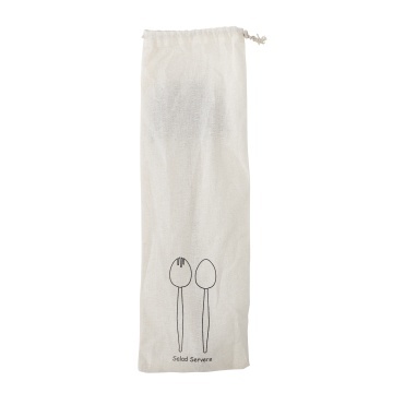 Set de 2 tacâmuri pentru salată din alamă antichizată, 32×4 cm, „Lyas" - Img 2
