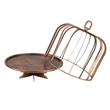 Tava aurie, din metal, cu capac, Ø 26x32 cm, Copper - Img 2