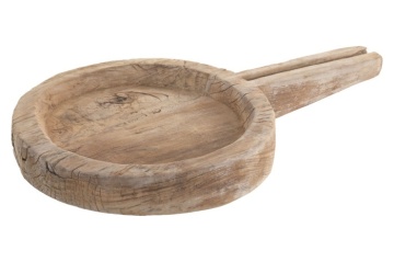 Tavă decorativă stil ethnic, din lemn masiv stil "Nomada" - Img 2