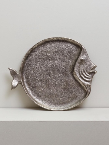 Tava servire, rotunda, din aluminiu, Fish - Img 2
