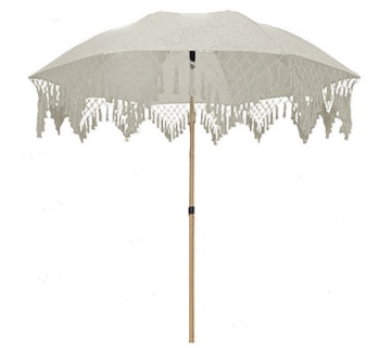 Umbrelă pentru exterior, structură aluminiu și pânză Olefină , UV 50 - Stil Boho