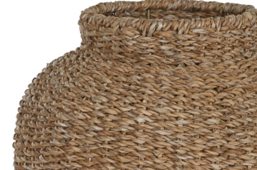 Vază decorativă înaltă din iarbă de mare împletită manual, 35×35×70 cm, „Kaia" - Img 3