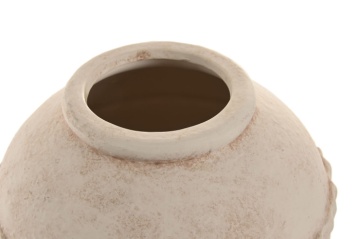 Vază decorativă, stil minimalist modern, culoare bej, din rășină, „Resin” - Img 2