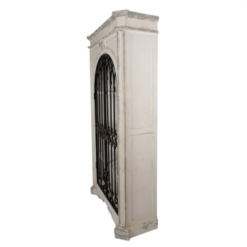 Vitrina din lemn cu usi de metal, aspect vintage, "Eloise" - Img 3