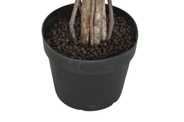 Arbore decorativ tip ficus, stil natural interior, culoare verde, din lemn și material decorativ, „Ficus Green” - Img 5