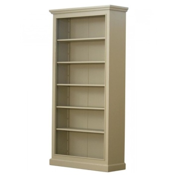 Biblioteca, verde, din lemn de pin cu aspect vintage, single, Lyon - Img 1