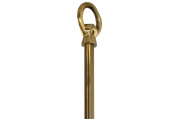 Candelabru din oțel, auriu, finisaj patinat, 158 x 74 cm, „Breteuil” - Img 7