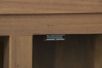 Comoda TV din lemn de tec si rattan natural " Rustic Wood " - Img 8