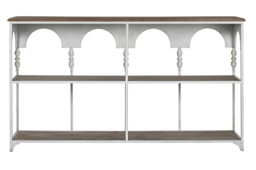 Consola, bej, din metal, aspect vintage, Arches - Img 10
