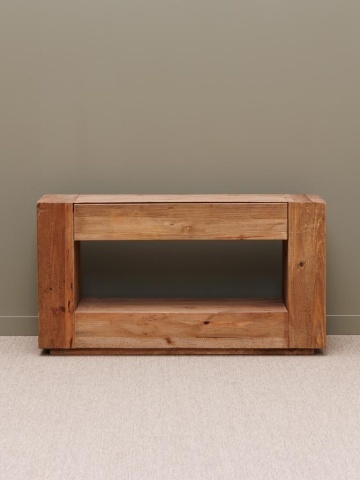 Consola din lemn de pin reciclat, Yakta - Img 2