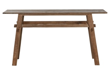 Consolă din lemn de teak reciclat, 140×40×75 cm, „Idomi"