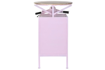Consola motocicleta din lemn de mango si metal " Pink Pal " - Img 6