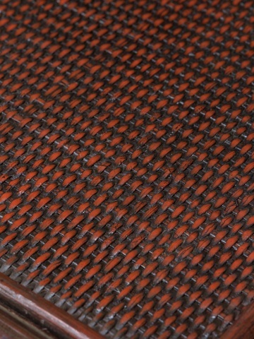 Consolă portocaliu inchis din rattan, " Pigmento" - Img 6