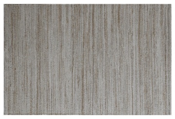 Covor din bumbac și iută țesut manual, antiderapant, bej natural, 200 x 300 cm, 1800 GSM, „Cotton Jute Carpet" - Img 2