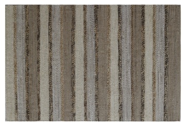 Covor din iută, lână și bumbac țesut manual, antiderapant, multicolor natural, 160 x 230 cm, 2200 GSM, „Jute Wool Carpet" - Img 2