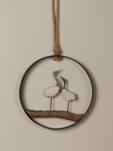 Decoratiune de perete, din lemn de pin, Riverbank - Img 2
