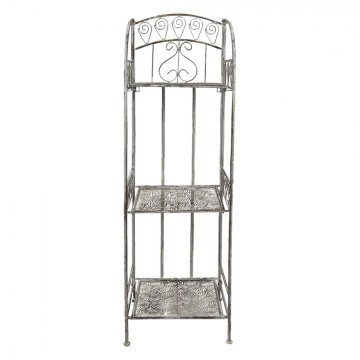 Etajera de exterior, din metal, aspect vintage, Panier