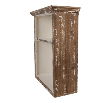Etajeră de perete, din lemn, cu 2 rafturi, 36x15x43cm, Loise - Img 3