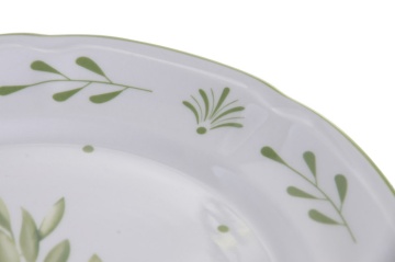 Farfurie stil Mediterraneean verde , din portelan , "Oliv" - Img 4