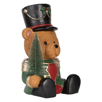 Figurină decorativă urs din ceramică, 25x25x38 cm, „Gustave” - Img 2