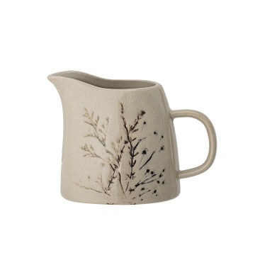 Letieră pentru lapte din ceramică cu flori de câmp, D8×H9 cm, 250 ml, „Bea"