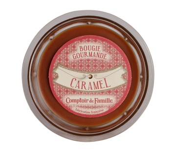 Lumânare parfumată în pahar de sticlă, D12xH8 cm, Caramel – Bougie Gourmande - Img 2