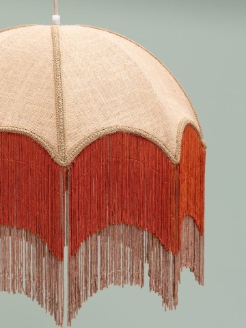 Lustră din metal și iută naturala, ø53 cm, "Marigold" - Img 4