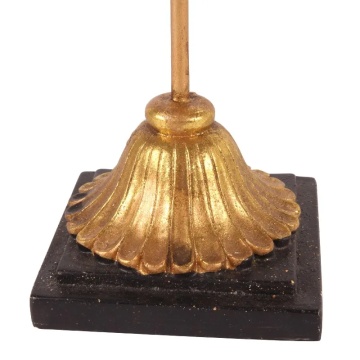 Mască decorativă din polirășină, auriu, pe suport, 28 x 23 x 10 cm, „Carnaval” - Img 3