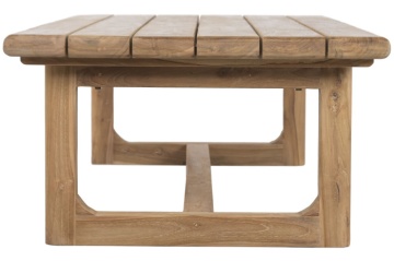 Măsuță de cafea din lemn masiv de teak, 180×70×40 cm, „Kayu" - Img 5