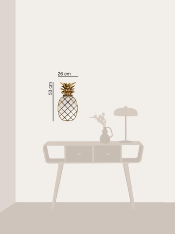 Oglinda de perete, din polirasina, Pineapple - Img 4
