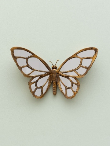Oglinda decorativa, de perete, din rasina, Butterfly - Img 2